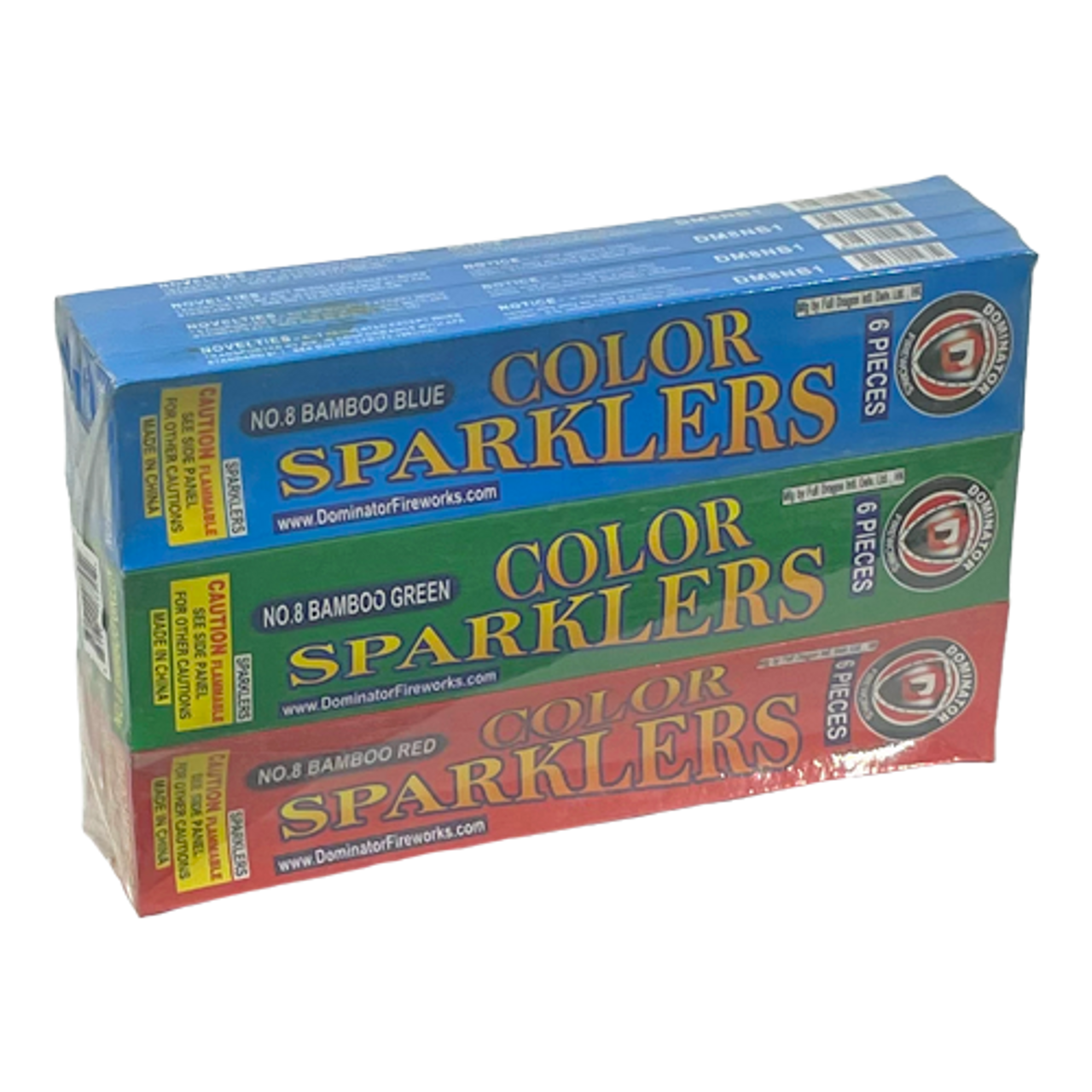 #8 BAMBOO COLOR SPARKLERS 12/6