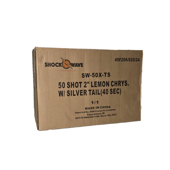 50 SHOT 2" TITANIUM SALUTE W/ TAIL