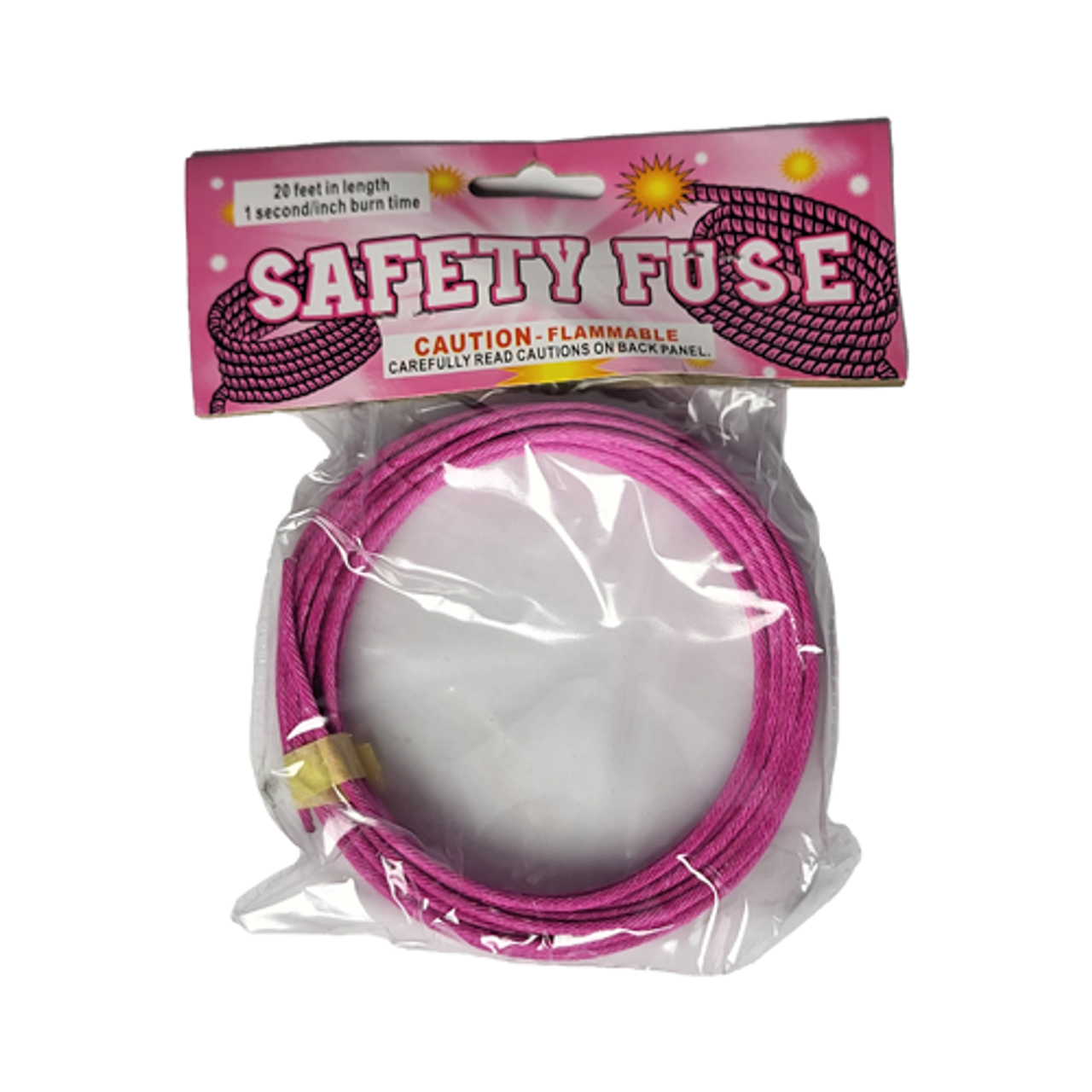PINK SAFETY LINK - 1 SEC / INCH (20 FEET)