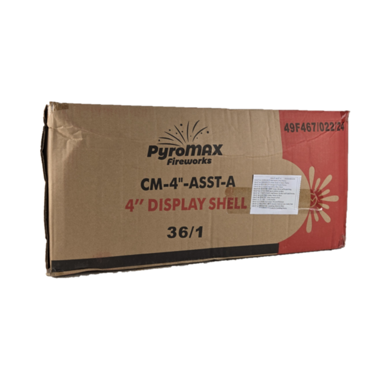 4" PYROMAX ASSORTMENT A 18/2
