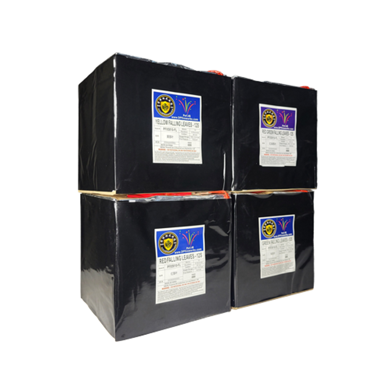 CAKE - 12 SHOT MULTI COLOR FALLING LEAVES CAKE - 12 SHOT MULTI COLOR FALLING LEAVES