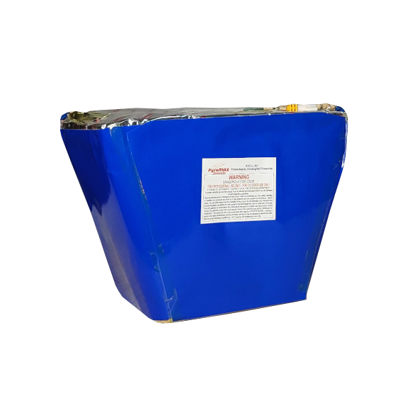 CAKE - 25 SHOT YELLOW SMOKE COMET TO THUNDER - INSTANT (FAN)