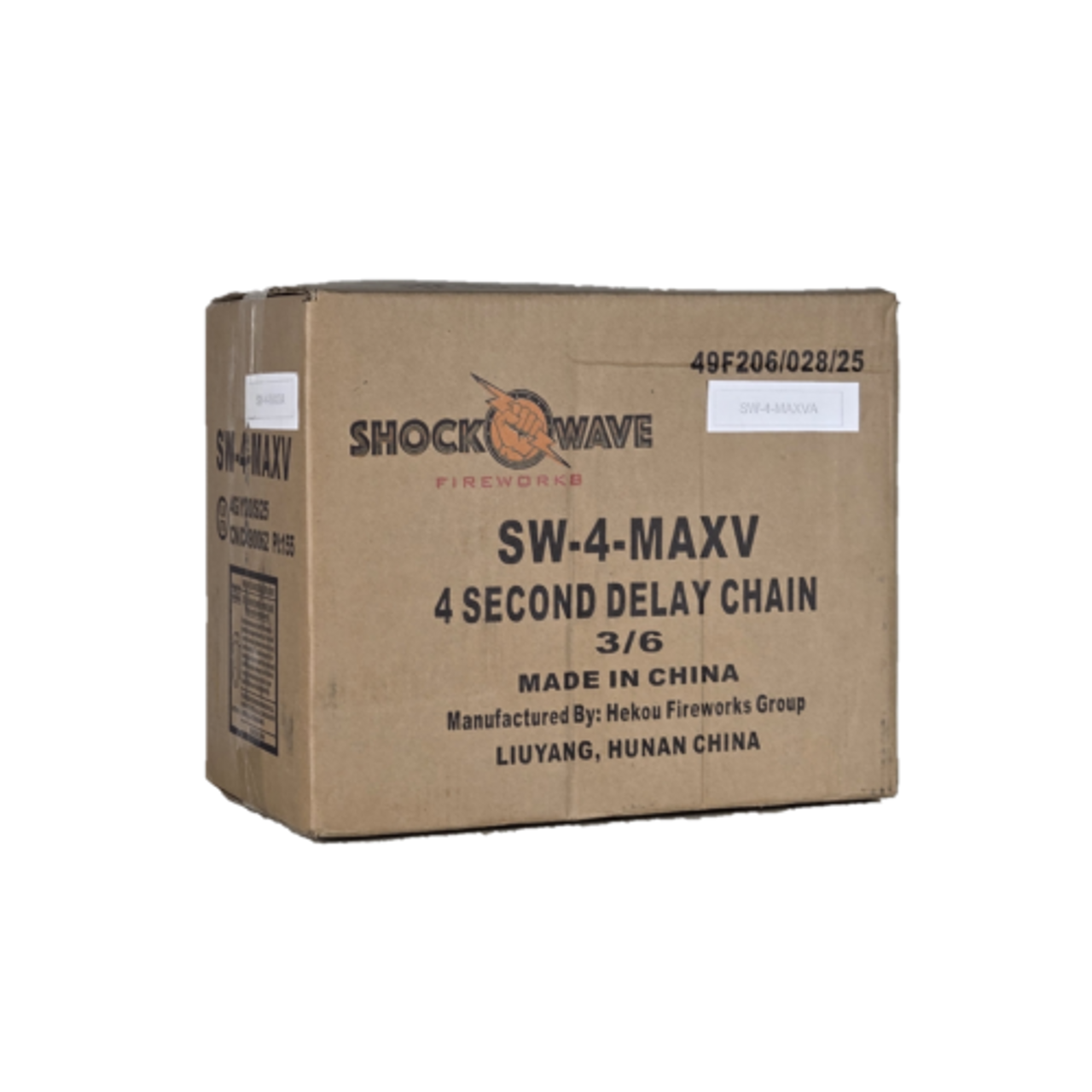 4" SHOCK WAVE MAX VARIETY ASSORTMENT A CHAINED 4 SEC DELAY 3/6