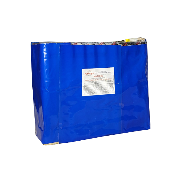 CAKE - 50 SHOT SILVER TO RED HOWLING TO BLUE