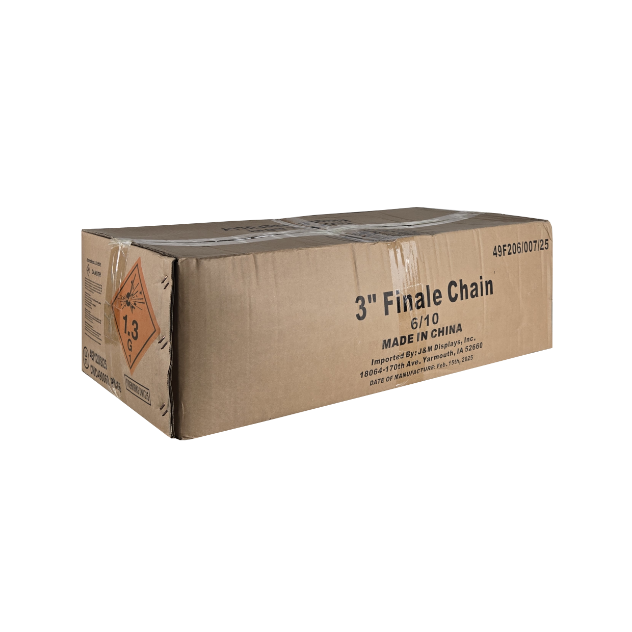 3" FINALE CHAIN - 10 ASSORTED COLOR