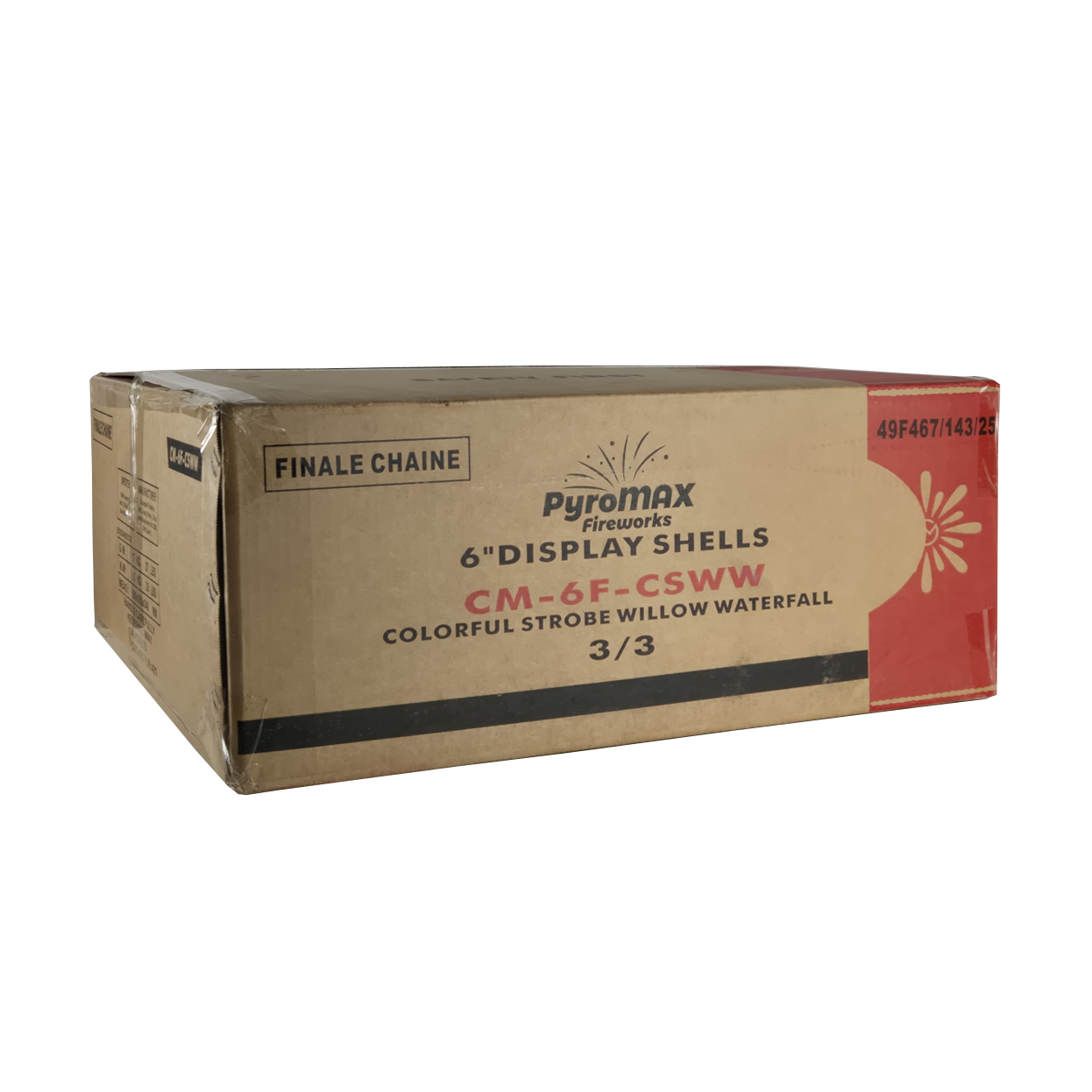 FINALE CHAIN - 6" COLORFUL STROBE WILLOW WATERFALL