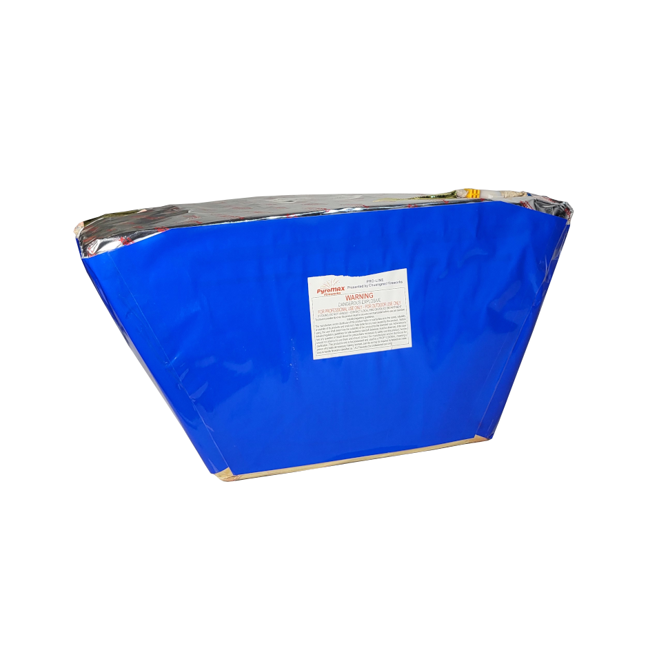 CAKE - 49 SHOT COLORFUL SMOKE COMET + WHITE STROBE WATERFALL W/ SILVER STROBE MINE (FAN)