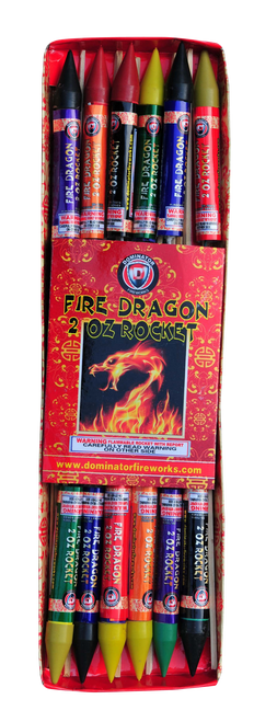 Fire Dragon 2 Oz Rocket - 12 pack