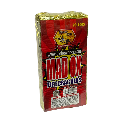 MAD OX FIRECRACKERS 100S BRICK 20/100