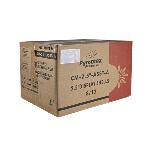 2.5" PYROMAX ASSORTMENT A 12/8
