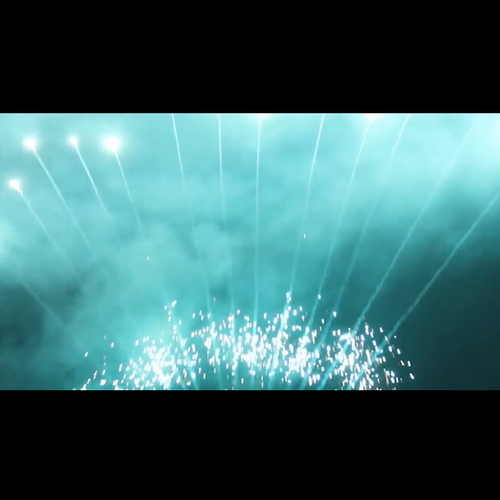 SLICE - 13 SHOT SPECIAL GREEN STROBE METEOR WITH GREEN STROBE MINES