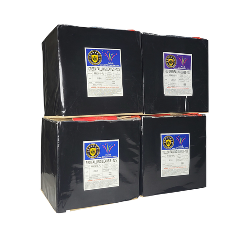 CAKE - 12 SHOT MULTI COLOR FALLING LEAVES