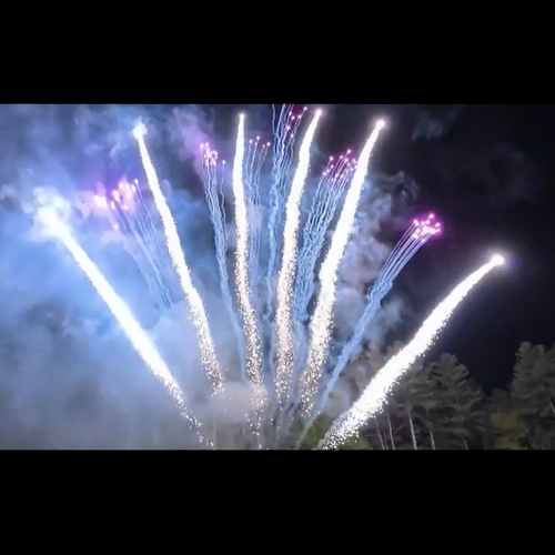 SLICE - 11 SHOT SILVER COMET + PURPLE MINE (C SHAPE)