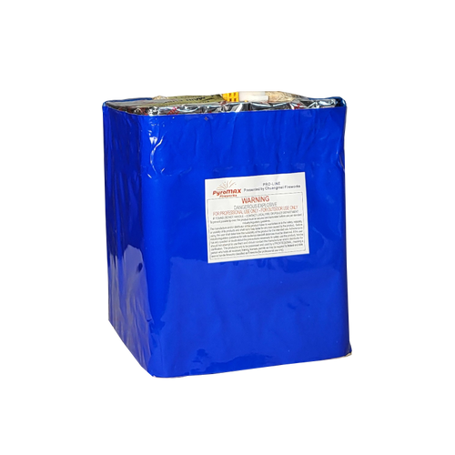 CAKE - 25 SHOT BLUE WAVE CROSSETTE (5-7 SEC)