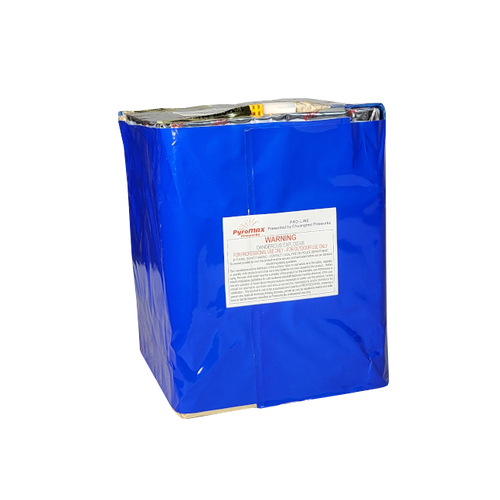 CAKE - 25 SHOT SILVER WAVE CROSSETTE (5-7 SEC)