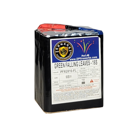 CAKE W/ MINE - 16 SHOTS - MULTI COLOR FALLING LEAVES