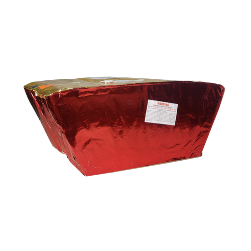 COMPOUND CAKE - 100 SHOT FAN CAKE BLUE MINE TO BLUE PEARL COLOR FALLING LEAVES, BLUE MINE TO THUNDER (30 SEC)