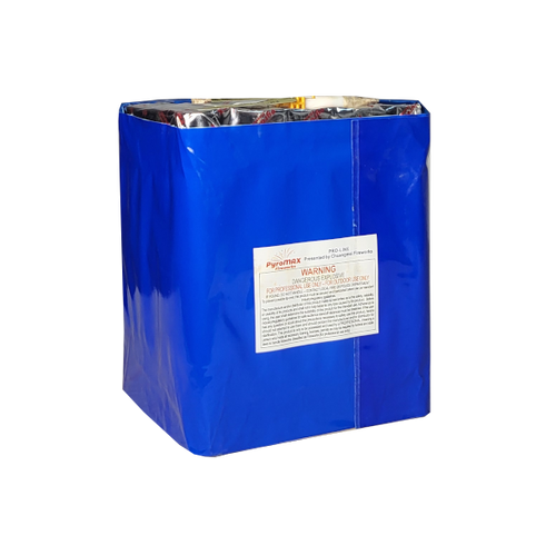 CAKE - 25 SHOT GREEN STROBE WILLOW HORSETAIL + BLUE W/ GREEN STROBE TAIL (5-7 SEC)