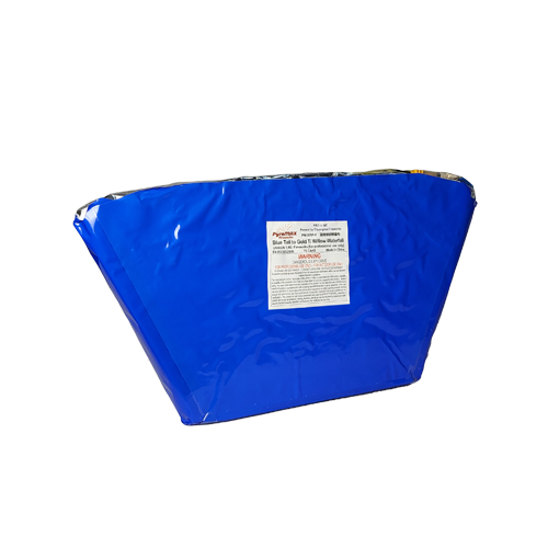 SLICE - 7 SHOT RED SMOKE COMET TO THUNDER W/ CRACKLING MINE (FAN)