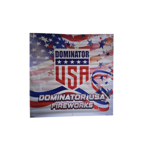 1M X 1M DOMINATOR USA BANNER