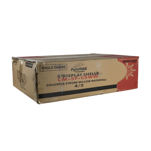 FINALE CHAIN - 5" COLORFUL STROBE WILLOW WATERFALL