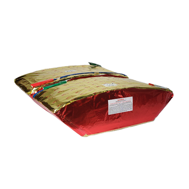 COMPOUND CAKE - 600 SHOT RED, WHITE, BLUE COMETS TO CRACKLE Z