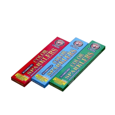 #10 Color Bamboo Sparklers - 6 packs of 8