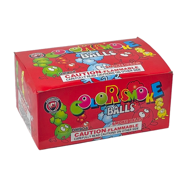 COLOR SMOKE BALLS (CLAY) 12/6