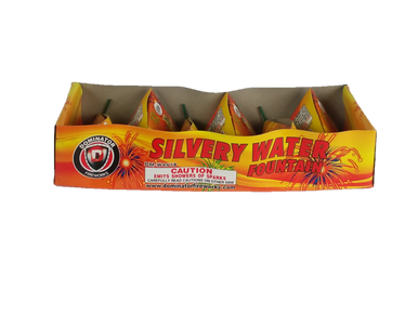 Silvery Water Fountain - 6 pack