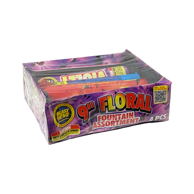 9 INCH FLORAL FOUNTAIN ASSORTMENT 2/1