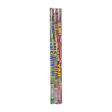 10 BALL ROMAN CANDLE W/ TAIL 3/1