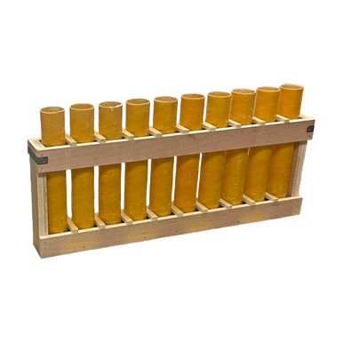 MORTAR RACK - W/ 10 1.91IN YELLOW FIBERGLASS TUBES