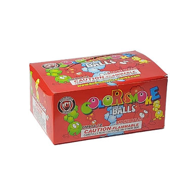 COLOR SMOKE BALLS CLAY 6/12