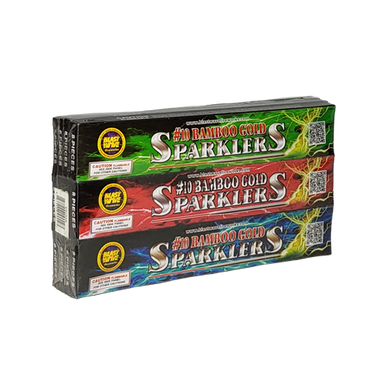 #10 BAMBOO GOLD SPARKLERS 12/8