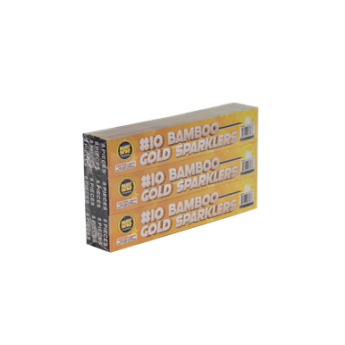 #10 BAMBOO GOLD SPARKLERS 12/8