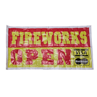 3' x 6' OPEN BANNER