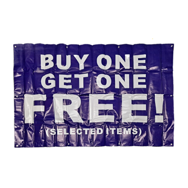 4' X 6' BUY ONE GET ONE FREE BANNER