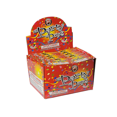 PARTY POPPERS 12/6