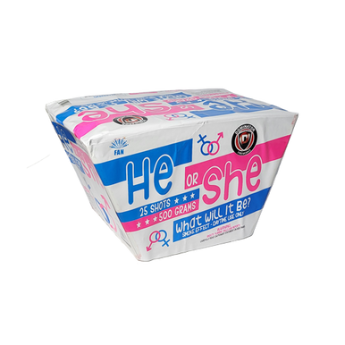 HE OR SHE, WHAT WILL IT BE? (PINK SMOKE EFFECT) 1/1