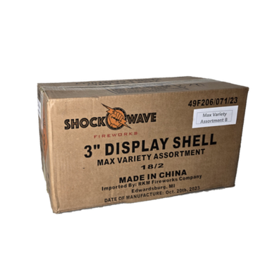 3" SHOCK WAVE MAX VARIETY ASSORTMENT B 18/2