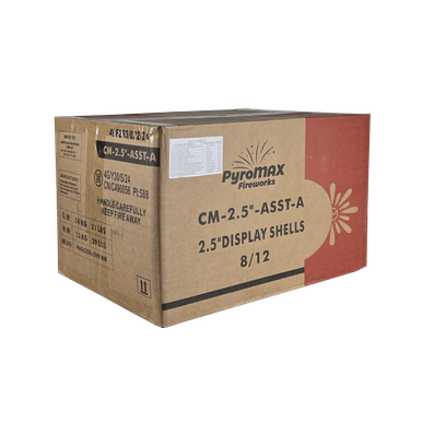 2.5" PYROMAX ASSORTMENT A 12/8