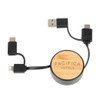 Pacifica BAMBOO RETRACTABLE 3-IN-1 CHARGING CABLE (CM)