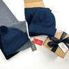 Pom Knit Beanie & Scarf Gift Box