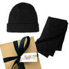 Cuffed Knit Beanie & Scarf Gift Box