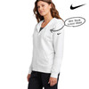 Nike Women's Club Fleece Sleeve Swoosh Full-Zip Hoodie Nike Women's Club Fleece Sleeve Swoosh Full-Zip Hoodie