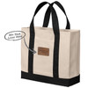 Cotton Canvas Two-Tone Tote