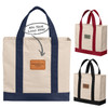Cotton Canvas Two-Tone Tote