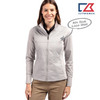 Cutter & Buck Stealth Hybrid Quilted Womens Full Zip Windbreaker Jacket