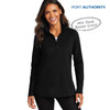 Port Authority® Women's C-FREE® Double Knit 1/4-Zip