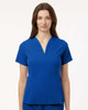 Jaanuu - Women's Calix Fit & Flare V-Neck Top